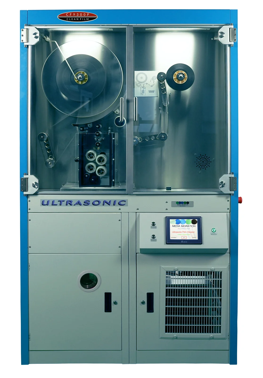 MMT CF9300P ultrasonic film cleaner — front view